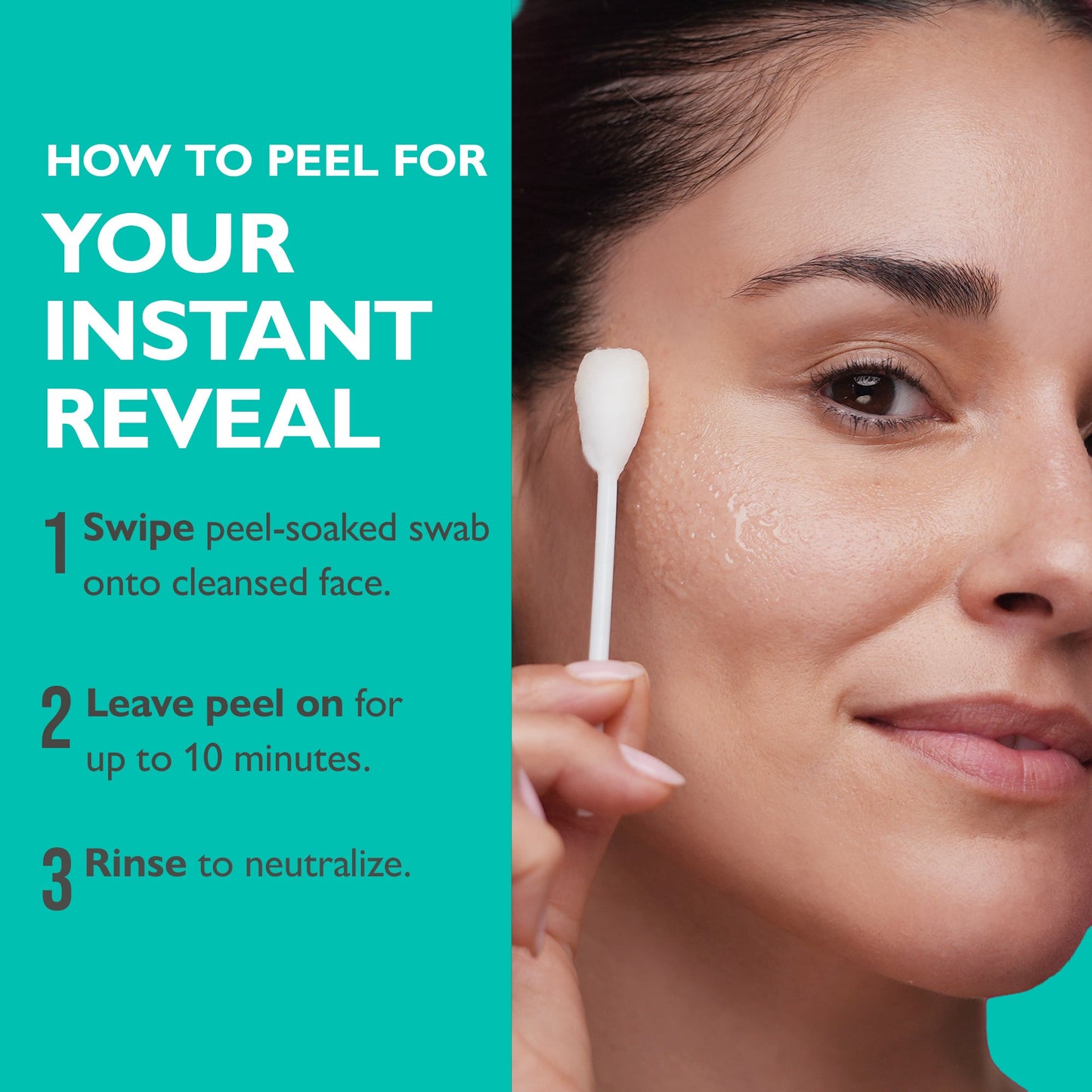 Even Smoother™ Instant Reveal Facial Peel|8 cotton swabs
